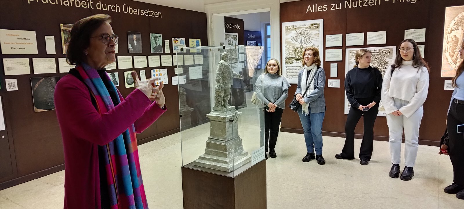 В музеї німецької мови В музеї німецької мови